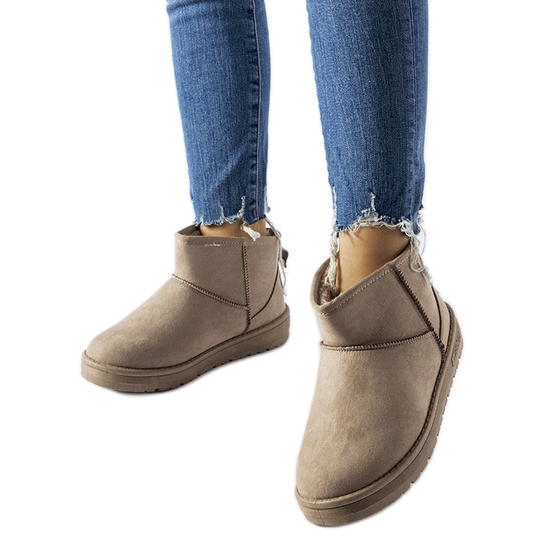 Bež ženske čizme za snijeg Big Star KK274294