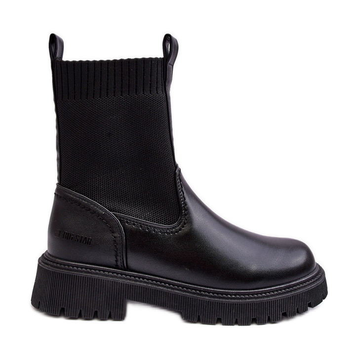 Crne ravne čizme Big Star MM2745432 crno