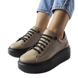 Bež brogovi LS5379 Taupe