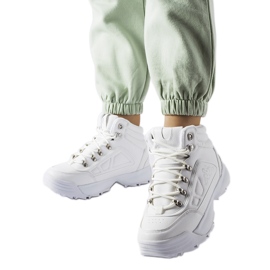 Bijele visoke tople cipele Kappa 242968 Shivoo bijela