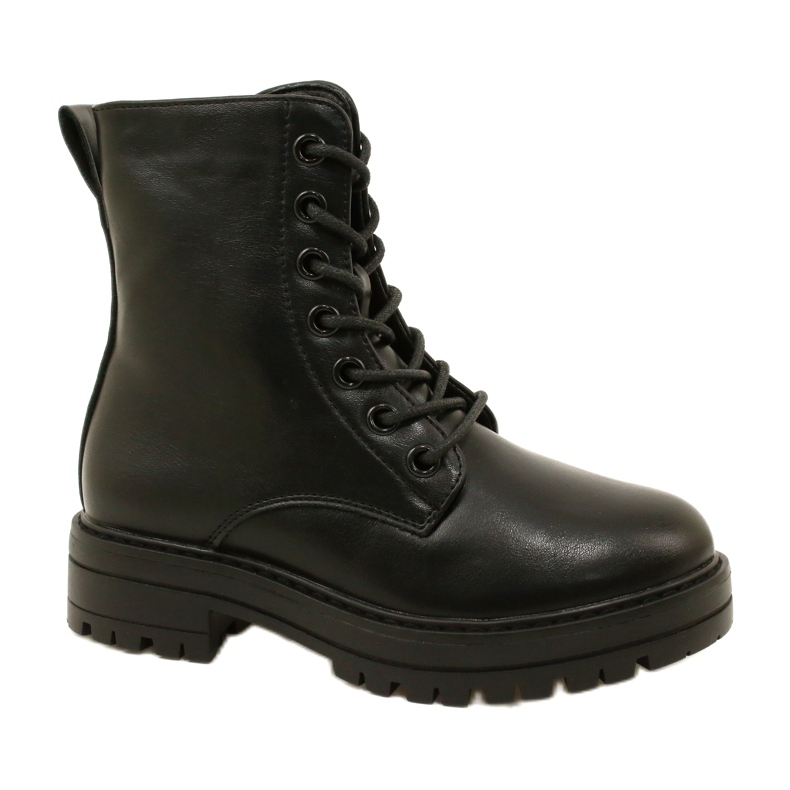 Evento Modne čizme Miss Zipper 23DZ35-4235 crne crno