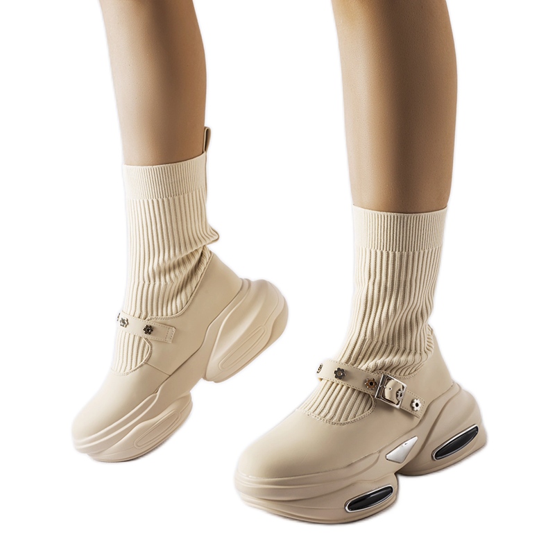 Krem gležnjače s gornjim dijelom od Ivana bež