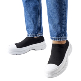Crne Baratili slip-on tenisice s platformom crna