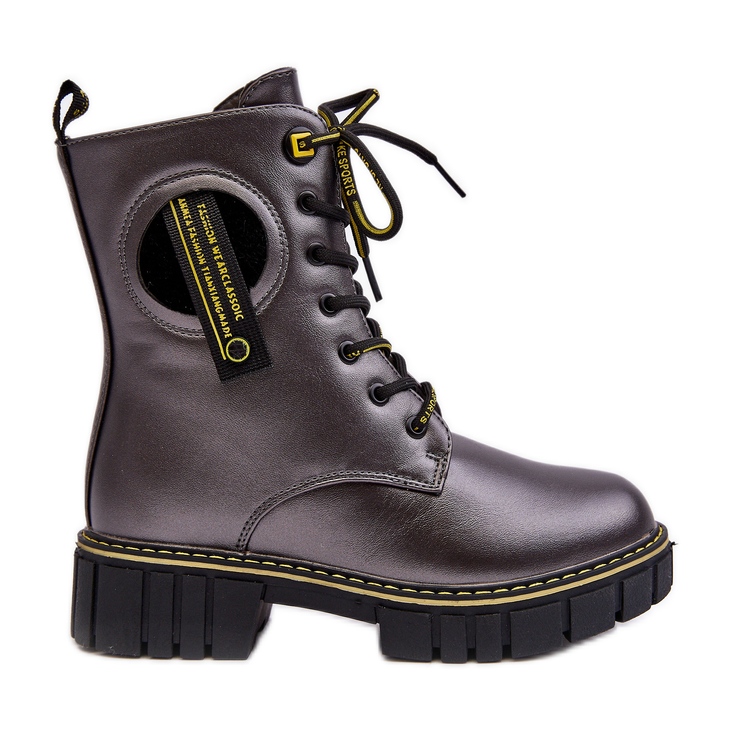 News Dječje izolirane trapper čizme sive Iomare siva