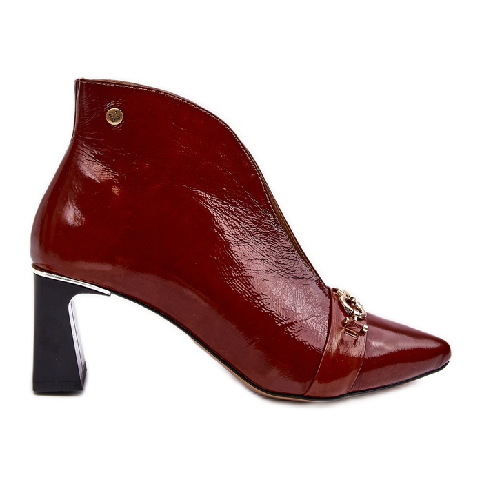 Kožne gležnjače Maciejka 05262-02 Smeđe smeđa