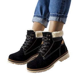 Inna Crne izolirane Montalbino čizme crna