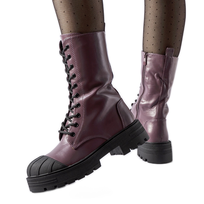 Ljubičasto izolirani Cardinale radnici ljubičasta