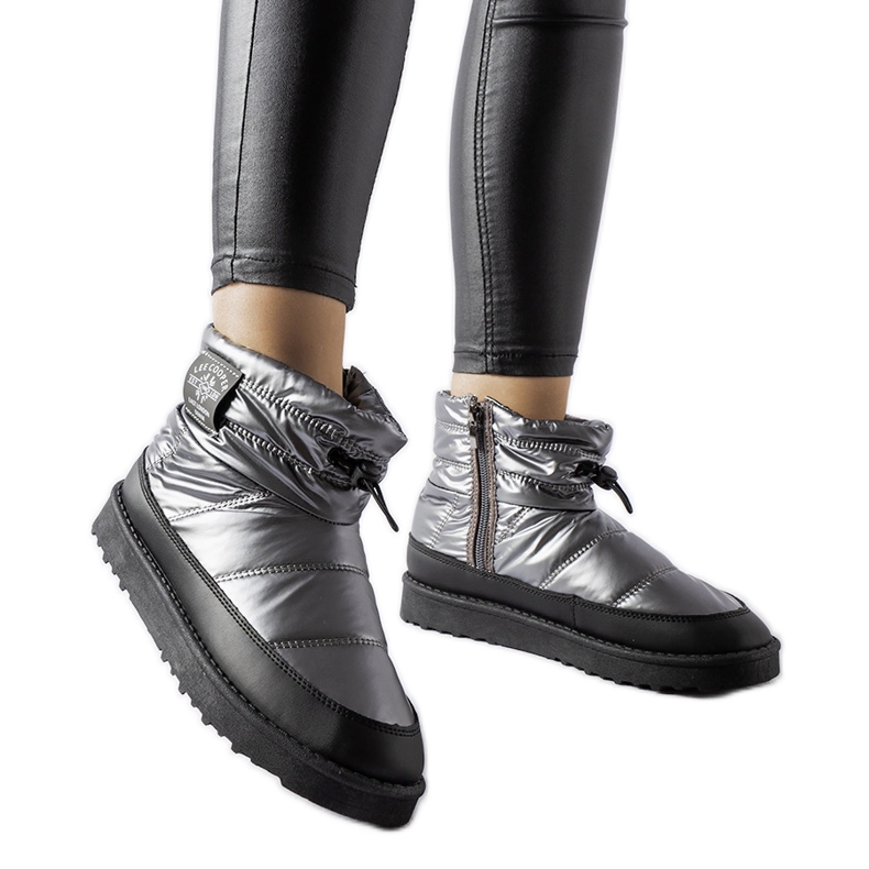 Sive čizme za snijeg Lee Cooper LCJ-23-44-1966L srebro