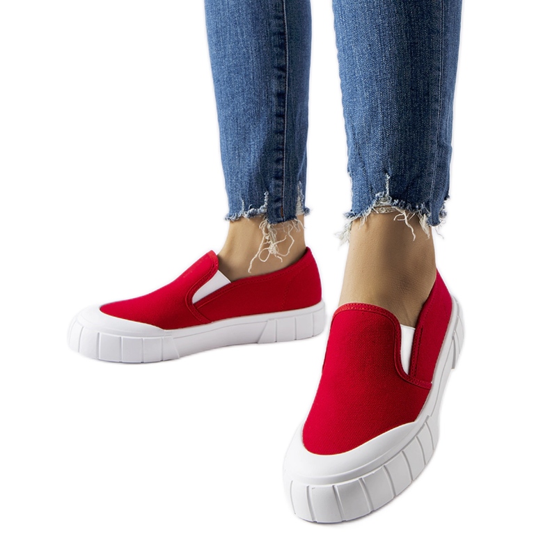 Crvene Codiponte slip-on tenisice crvena
