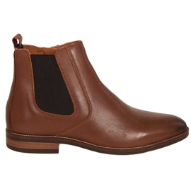 Tommy Hilfiger Essential Hilfiger Lth Chelsea M cipele FM0FM04182 smeđa