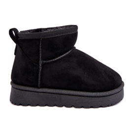 Dječje čizme za snijeg izolirane crne Nallita crna