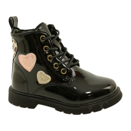 Lakirane čizme Miss 23DZ23-6599 crna