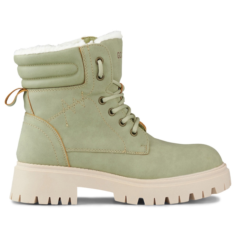 Svijetlo zelene izolirane ženske čizme zelena