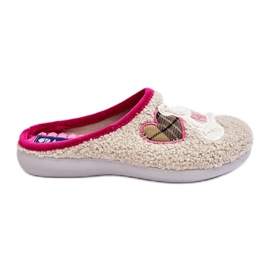 Ženske kućne japanke papuče s medvjedićem Inblu EC000095 Bež