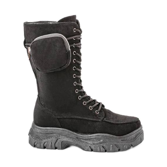 Crne radničke hlače s Vera džepom crno