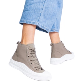 Zelene Guerrino tenisice s visokom platformom zelena