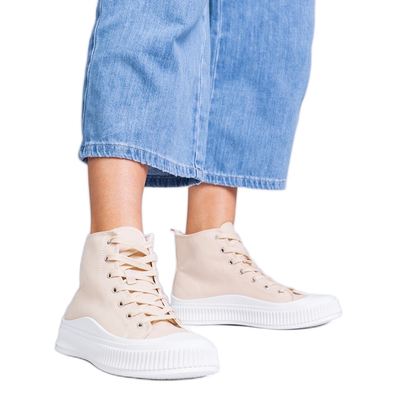 Guerrino bež platform tenisice