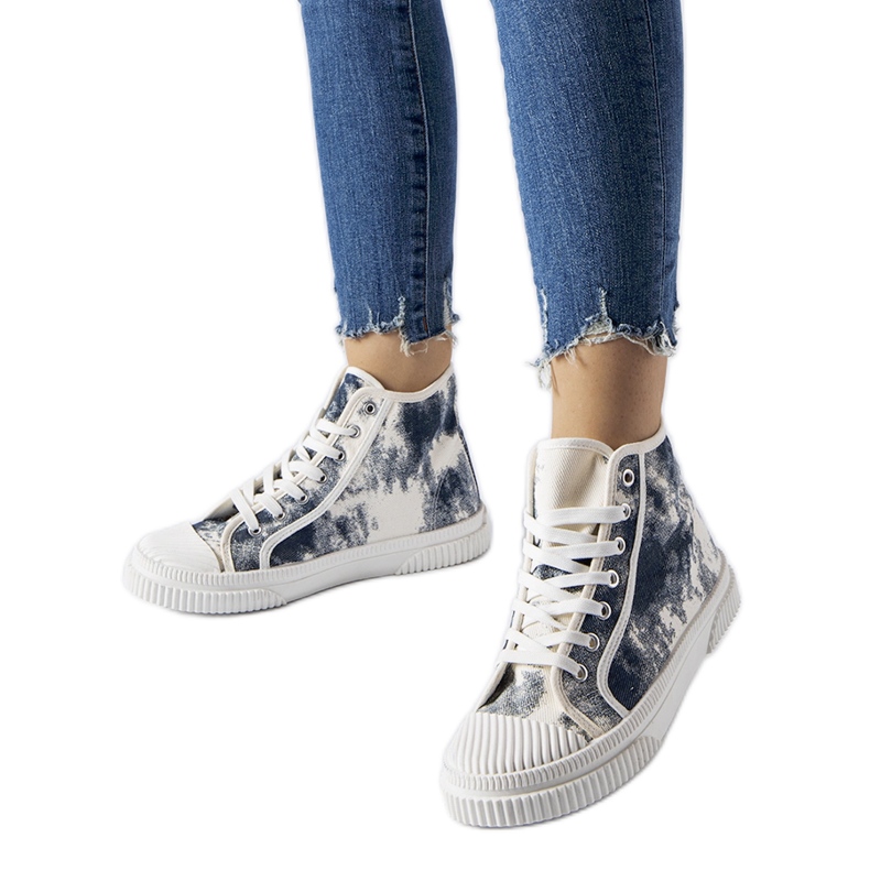 Inna Turistico mornarsko plave tenisice s izlizama plava