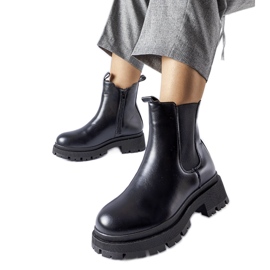 Crne izolirane klasične Olmedo čizme crna