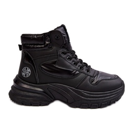 Ženske gležnjače na debelom potplatu Lee Cooper LCJ-23-44-1973L crne crna