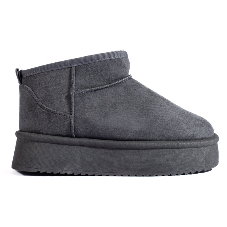 Shelovet ženske sive niske čizme za snijeg siva