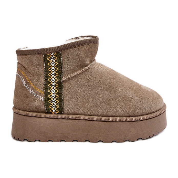 Ženske izolirane čizme za snijeg s platformom Green Lomessa zelena