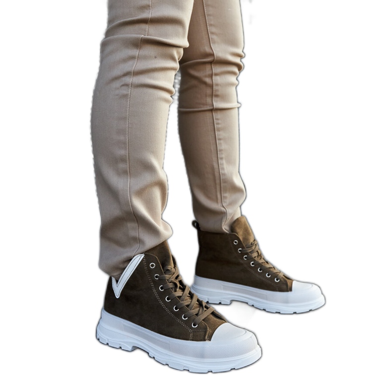 Zelene Jose tenisice s visokom platformom zelena