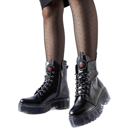 Crne izolirane klasične Aldino gležnjače crna