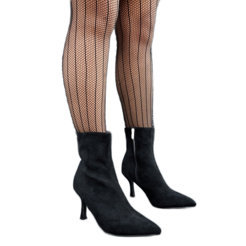 Guimond crne gležnjače na nisku petu crno