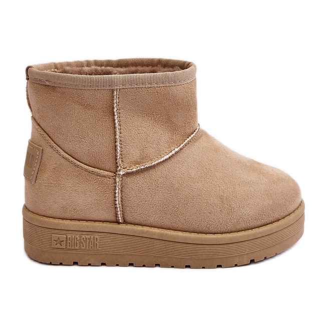 Dječje izolirane čizme za snijeg Beige Big Star MM374056 bež