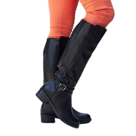 Crne visoke izolirane Aldisio čizme crna