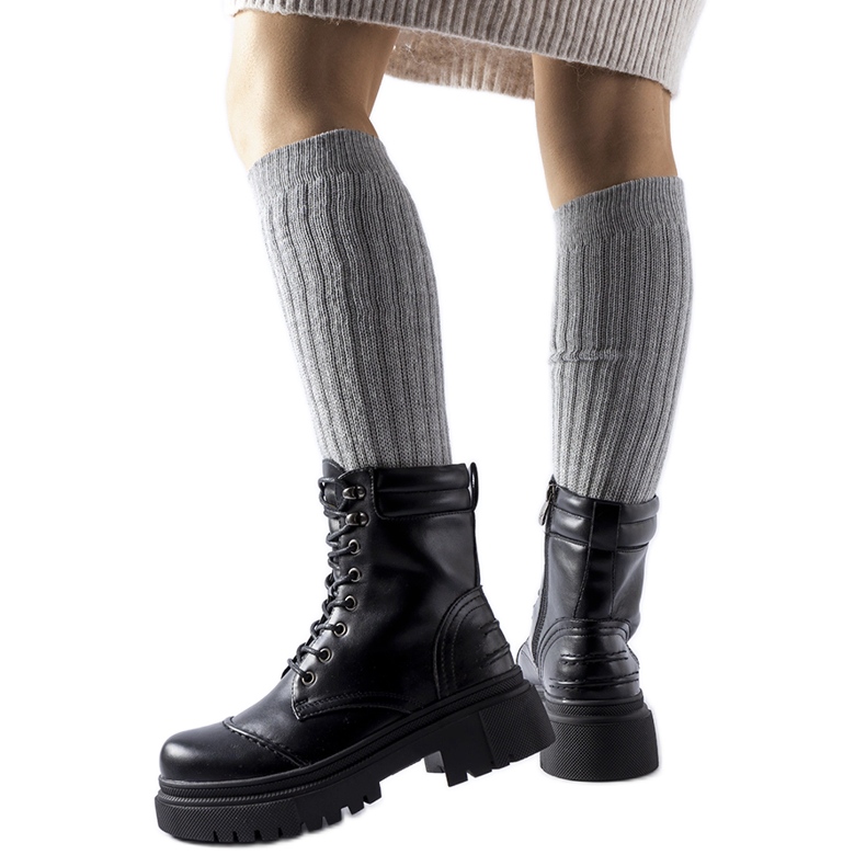 Inna Crne izolirane Paimboeuf čizme crno