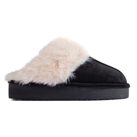 SHELOVET Paperjaste crne meke igračke na platformi crna