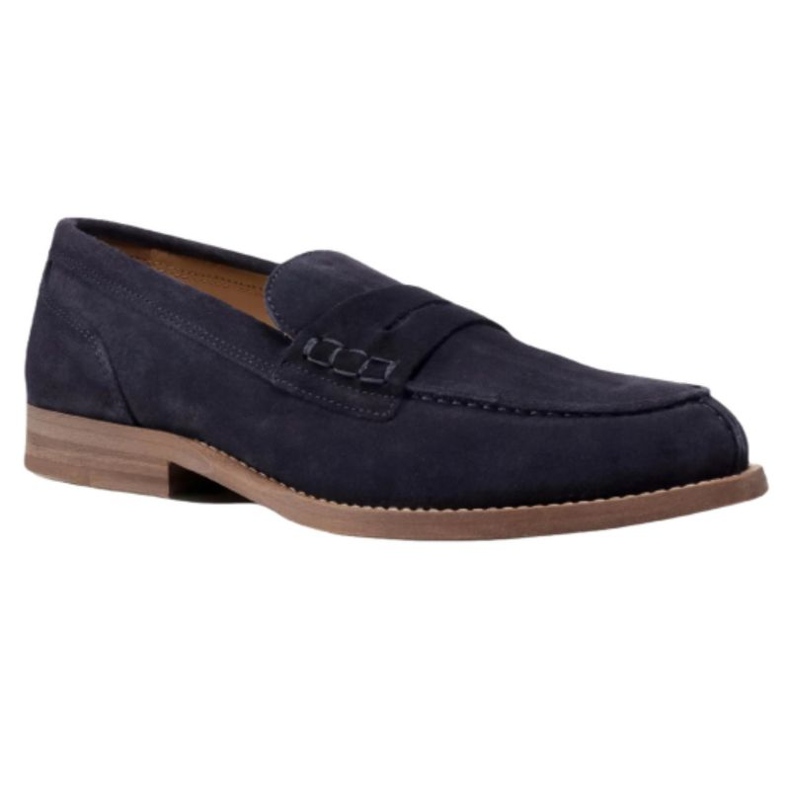 Cipele Tommy Hilfiger Suede Loafer M FM0FM02867 plava