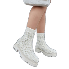 Bež gležnjače s gornjim dijelom na čarapu marke Arlington