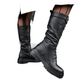 Crni visoki Montepiano radnici na vezanje crna