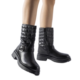 Bluffs crne prošivene gležnjače crna