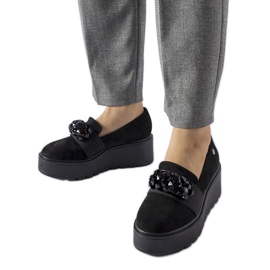 Crne Edma cipele s platformom crna