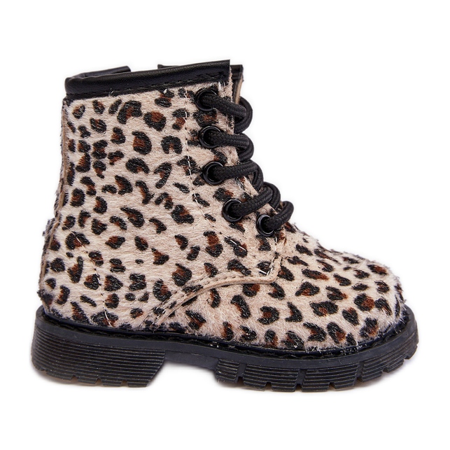 Dječje izolirane čizme s patentnim zatvaračem, bež Goopy