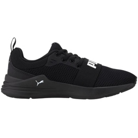 Puma Wired Run Jr. crne 374214 01 dječje cipele crna