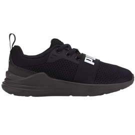 Puma Wired Run dječje cipele crne 374216 01 crno