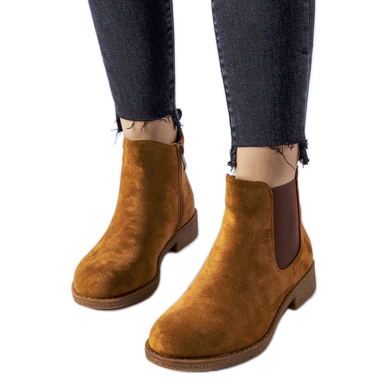 Smeđe izolirane Chelsea čizme iz Fidenzia smeđa