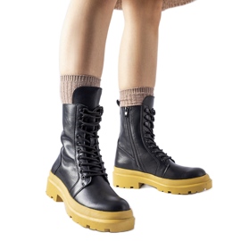 Crne tenisice sa šarenim Quennie potplatom crna