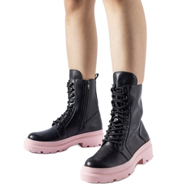 Crne tenisice sa šarenim Quennie potplatom crna