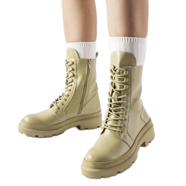 Zelene ravne čizme sa Zacharie štitnikom zelena