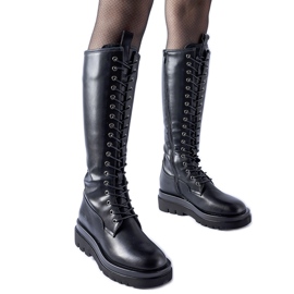 Crni dugi izolirani Padernello radnici crna