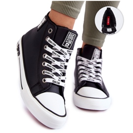 Klasične visoke izolirane tenisice Big Star KK274598 crne crno