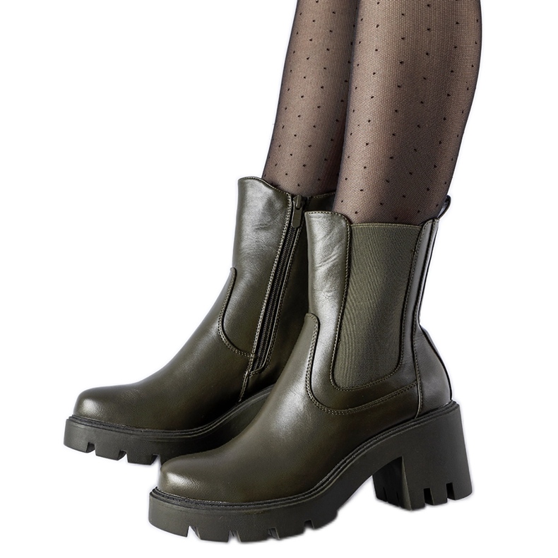 Tamnozelene Hattiesburg gležnjače zelena