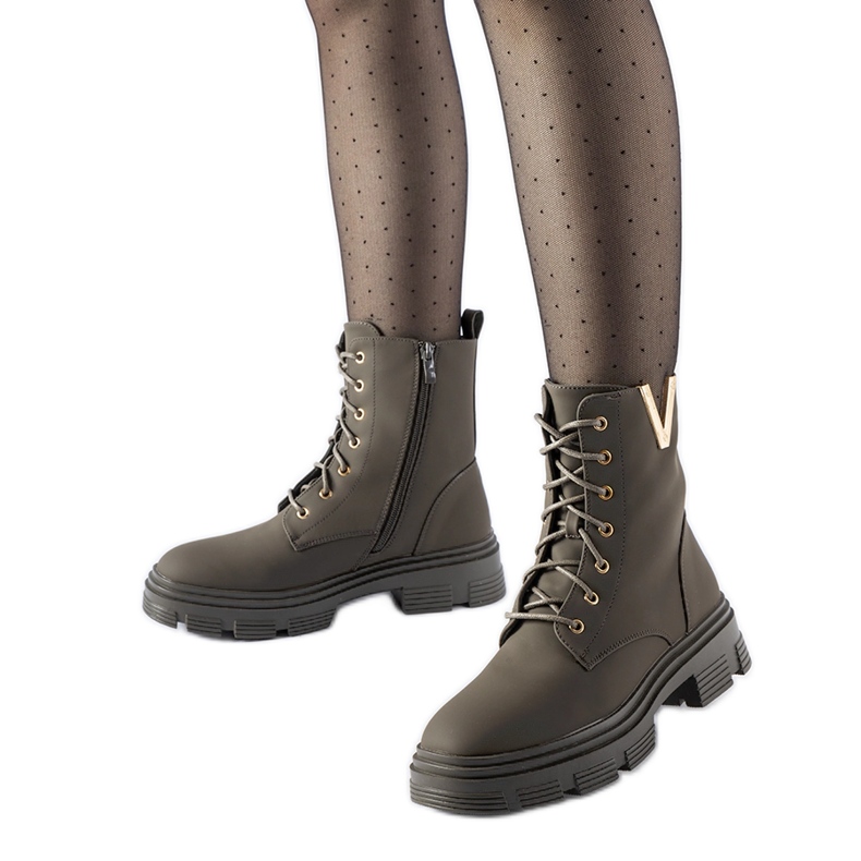 Tamno zelene izolirane mat Fru gležnjače zelena