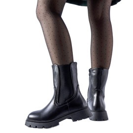 Crne izolirane klasične gležnjače Pleasanton crna